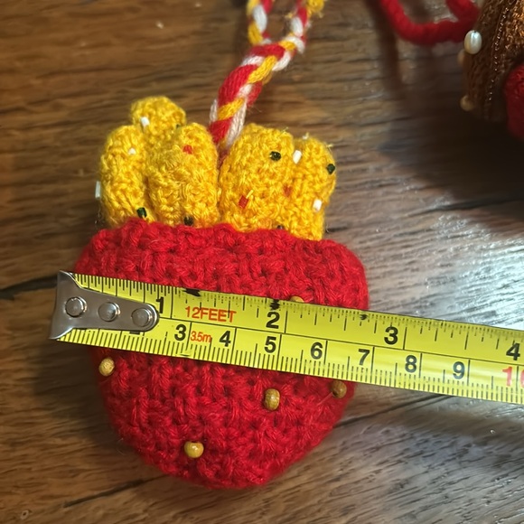 Cheeseburger and fries Christmas ornament - Picture 4 of 10